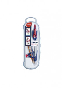COMPAS A BAGUE METAL +CRAYON STOP SYSTEM INNOVATION MAPED