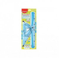 SET DE TRACAGE INCASSABLE MAPED REGLE 30CM +EQ 2EN 1+RAPP DEGRES 12CM