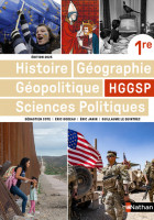 HISTOIRE-GEOGRAPHIE, GEOPOLITIQUE, SCIENCES POLITIQUES (HGGSP) 1RE - MANUEL ELEVE - NATHAN 2025