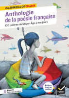 ANTHOLOGIE DE LA POESIE FRANCAISE:100 POEMES DU MA A NOS JOURS HATIER
